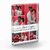 Personalisiert Happy Valentines Day 6 Foto (Links)