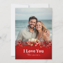 Personalisiert Happy Valentines Day Foto Feiertagskarte