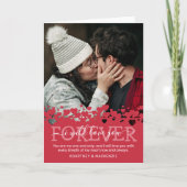 Personalisiert Happy Valentines Day Foto Feiertagskarte (Vorderseite)