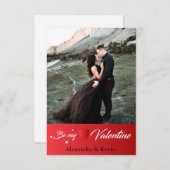 Personalisiert Happy Valentines Day Foto Holiday (Vorne/Hinten)