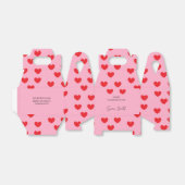 Personalisiert Happy Valentine's red heart pink Geschenkschachtel (Ungefaltet)