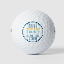 Personalisiert Happy Vatertag Golf Balls