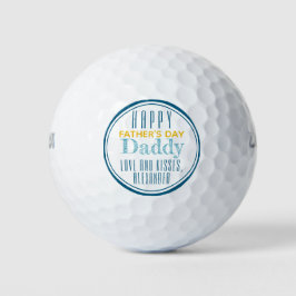 Personalisiert Happy Vatertag Golf Balls Golfball