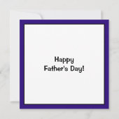 Personalisiert Happy Vatertag Liebe Sie Foto (Rückseite)