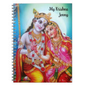 Personalisiert Hare Radhey Hare Krishna art Notizblock (Vorderseite)