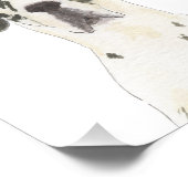 Personalisiert Harlequin Art Fotodruck (Ecke)