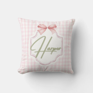 Personalisiert Harper Baby Girl Kinderzimmer Bow&G Kissen