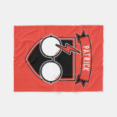 Personalisiert HARRY POTTER™-Abzeichen Fleecedecke (Vorderseite (Horizontal))