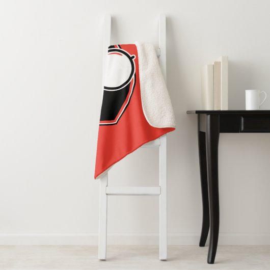 Personalisiert HARRY POTTER™-Abzeichen Sherpadecke (Beispiel)