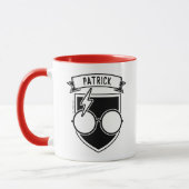 Personalisiert HARRY POTTER™-Abzeichen Tasse (Links)