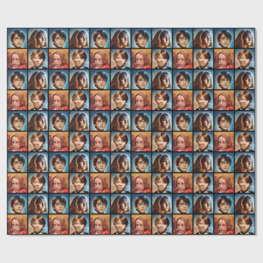 Personalisiert Harry Potter Foto Geschenkpapier (Flach)
