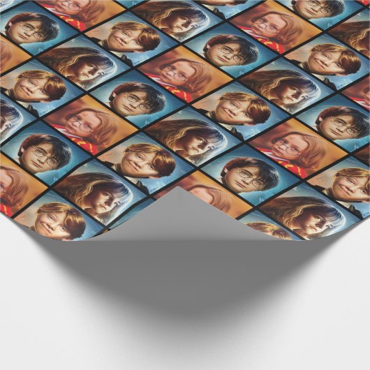 Personalisiert Harry Potter Foto Geschenkpapier (Ecke)