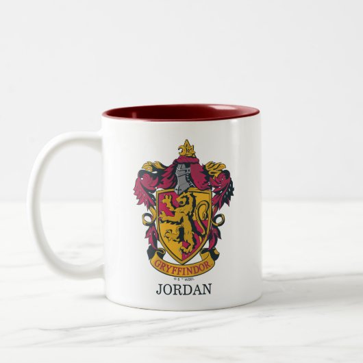 Personalisiert Harry Potter | Gryffindor House Wap Zweifarbige Tasse (Links)