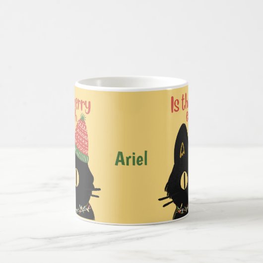 Personalisiert hasse ich Weihnachten Niedlich schw Kaffeetasse (Mittel)