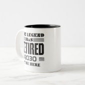 Personalisiert hat der Vermächtnisnehmer Großvater Zweifarbige Tasse (Vorderseite Links)