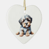 Personalisiert Havanese Welppy Keramik Ornament (Rechts)