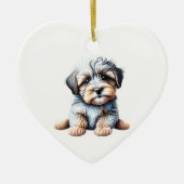 Personalisiert Havanese Welppy Keramik Ornament (Vorne)
