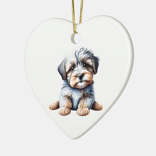 Personalisiert Havanese Welppy Keramik Ornament (Links)