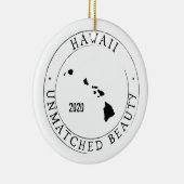 Personalisiert Hawaii Ornament (Rechts)