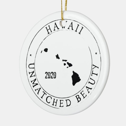 Personalisiert Hawaii Ornament (Links)
