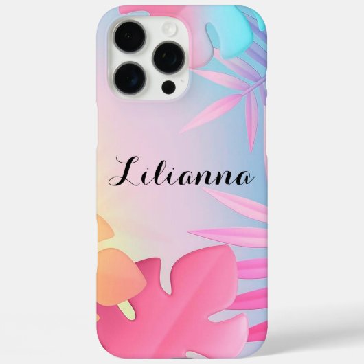 Personalisiert-hawaiianisch Case-Mate iPhone Hülle (Rückseite)