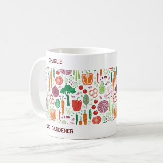 Personalisiert Head Gardener Kaffeetasse (Vorderseite Links)