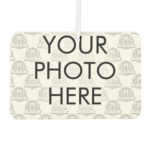 Personalisiert Heart Shaped Air Freshener Autolufterfrischer (Rückseite)