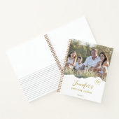 Personalisiert Heart Torn Foto Dankesblatt Notizblock (Innenseite)