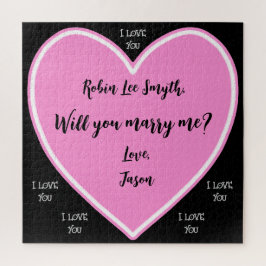 Personalisiert Heart Vorschlag Jigsaw Puzzle