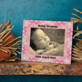 Personalisiert Hearts Frame Baby Foto Plaque Fotoplatte (Seite)