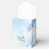 Personalisiert Heaven Sent Blue Clouds Babydusche Geschenkschachtel (Geöffnet)
