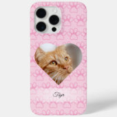 Personalisiert Heft Foto Paw Print Case-Mate iPhone Hülle (Rückseite)