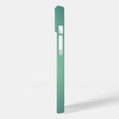 Personalisiert hellgrün Radialtextur Case-Mate iPhone Hülle (Rückseite / Links)