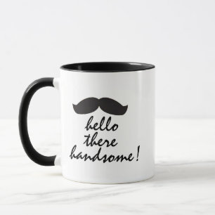 Personalisiert Hello Handsome Husband Boyfriend Tasse