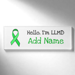 Personalisiert Hello, Im LLMD Name Tag Namenschild