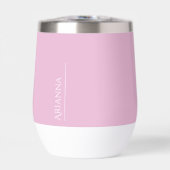 Personalisiert hellrosa modern (Vorderseite)