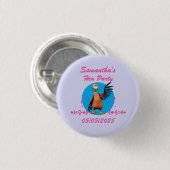 Personalisiert Hen Night Party Funny Bachelorette Button (Vorne & Hinten)