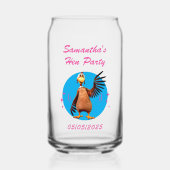 Personalisiert Hen Night Party Funny Bachelorette Dosenglas (Vorderseite)