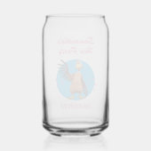 Personalisiert Hen Night Party Funny Bachelorette Dosenglas (Rückseite)