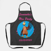 Personalisiert Hen Night Party Funny Bachelorette Schürze (Vorderseite)