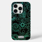 Personalisiert Henna Yoga Pattern Case-Mate iPhone Hülle (Rückseite)