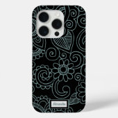 Personalisiert Henna Yoga Pattern Case-Mate iPhone Hülle (Rückseite)
