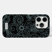 Personalisiert Henna Yoga Pattern Case-Mate iPhone Hülle (Rückseite (Horizontal))