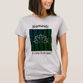 Personalisiert Henna Yoga Pattern T-Shirt (Vorderseite)