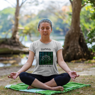 Personalisiert Henna Yoga Pattern T-Shirt