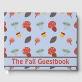 Personalisiert Herbst Gästebuch (Vorderseite)