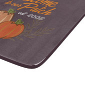 Personalisiert Herzlich willkommen bei unserem Her Schneidebrett (Ecke)