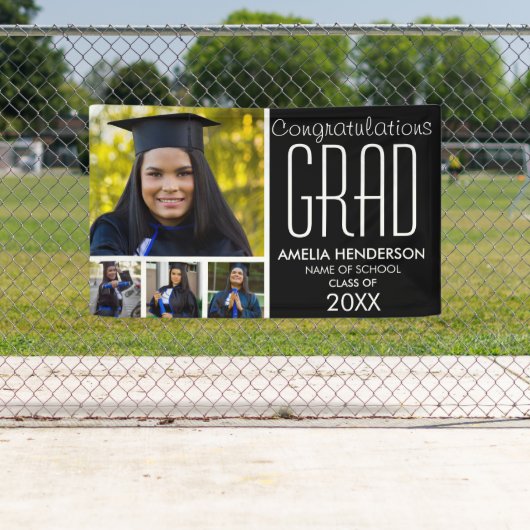 Personalisiert Herzlichen Glückwunsch Foto Abschlu Banner (Insitu)