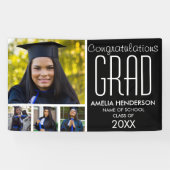 Personalisiert Herzlichen Glückwunsch Foto Abschlu Banner (Horizontal)
