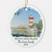 Personalisiert Hilton Head Island Ornament, Caroli Keramik Ornament (Links)